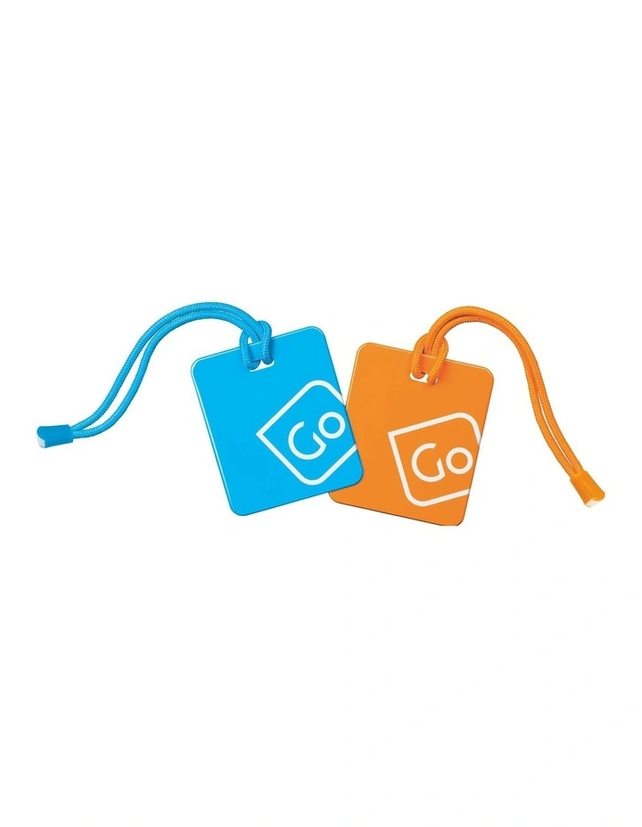 Luggage Tags Twin Pack in Multi image 3