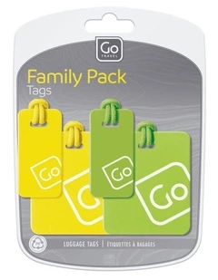 Luggage Tags Family Pack in Multi