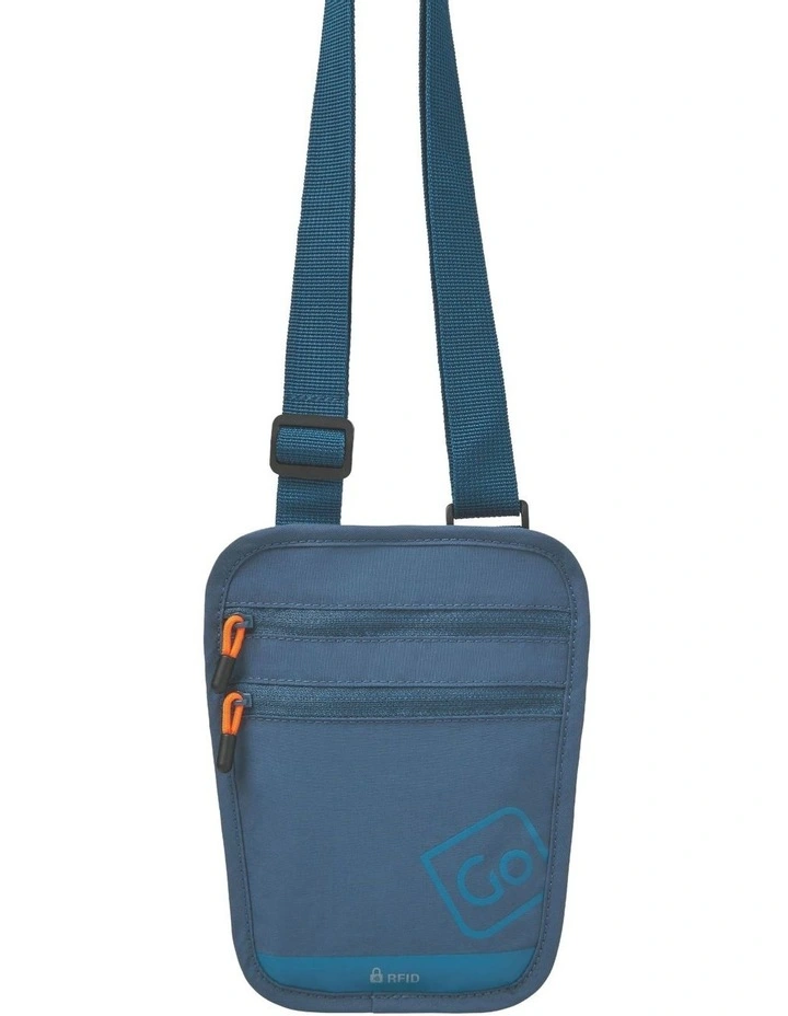 RFID Passport Pouch in Blue image 2