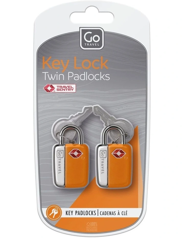 TSA Key Padlocks 2 Pack in Assorted image 1