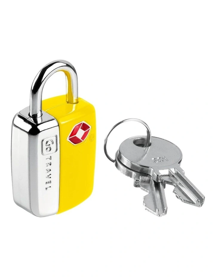 TSA Key Padlocks 2 Pack in Yellow image 3