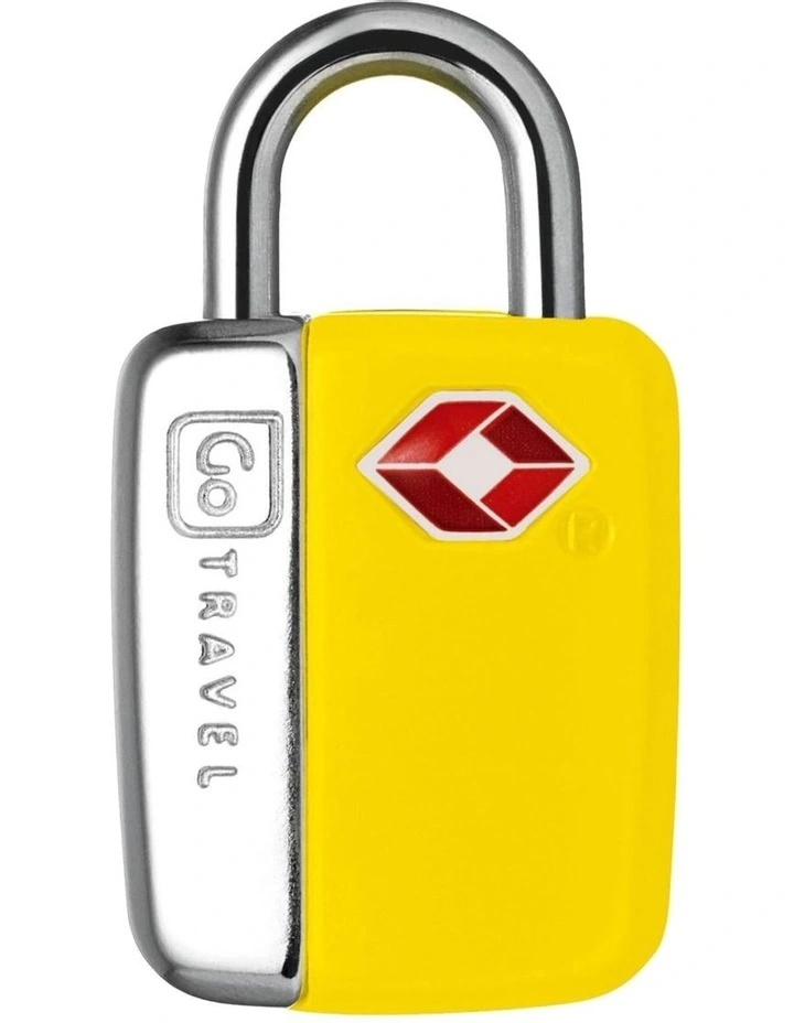 TSA Key Padlocks 2 Pack in Yellow image 4