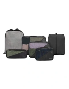 Packing Cubes Set Of 6 in Black