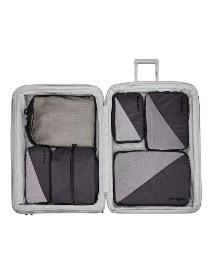 Packing Cubes Set Of 6 in Black image 2