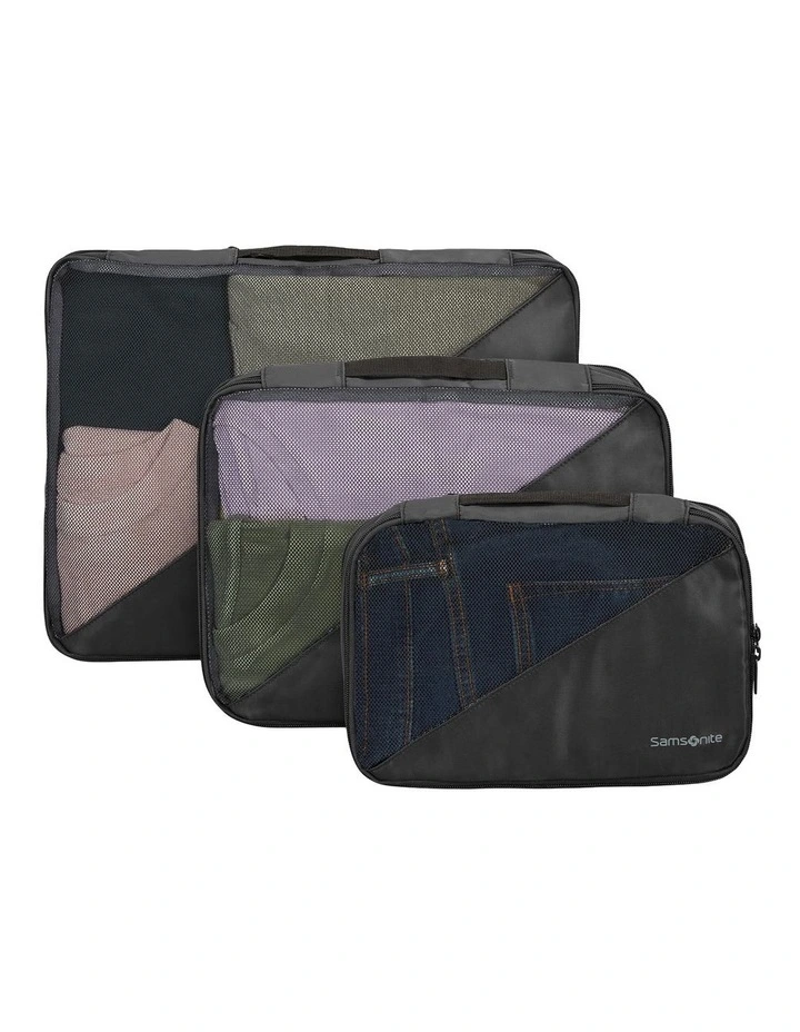 Packing Cubes Set of 3 in Black image 1