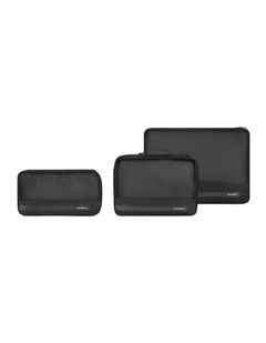 Packing Cubes Set of 3 in Black