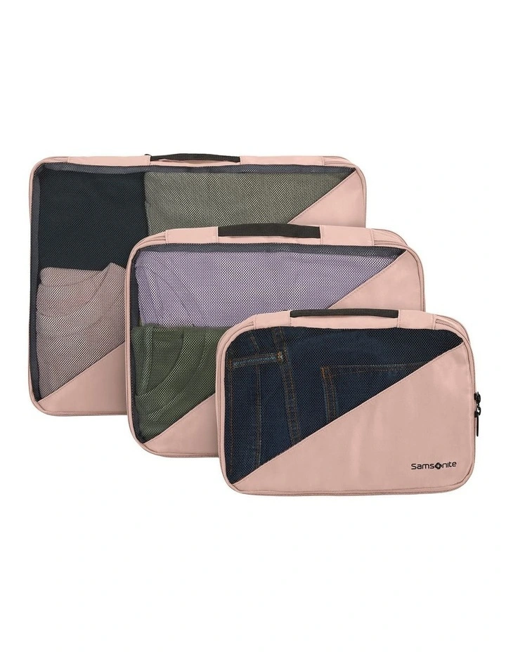 Packing Cubes Set of 3 in Dusty Rose image 1