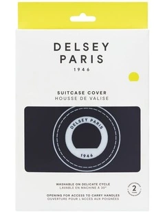 Delsey Luggage Cover Medium Size in Black