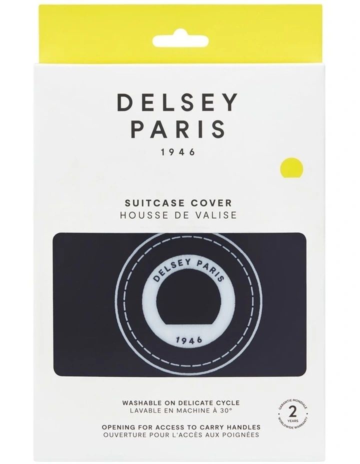 Delsey Luggage Cover Medium Size in Black image 1
