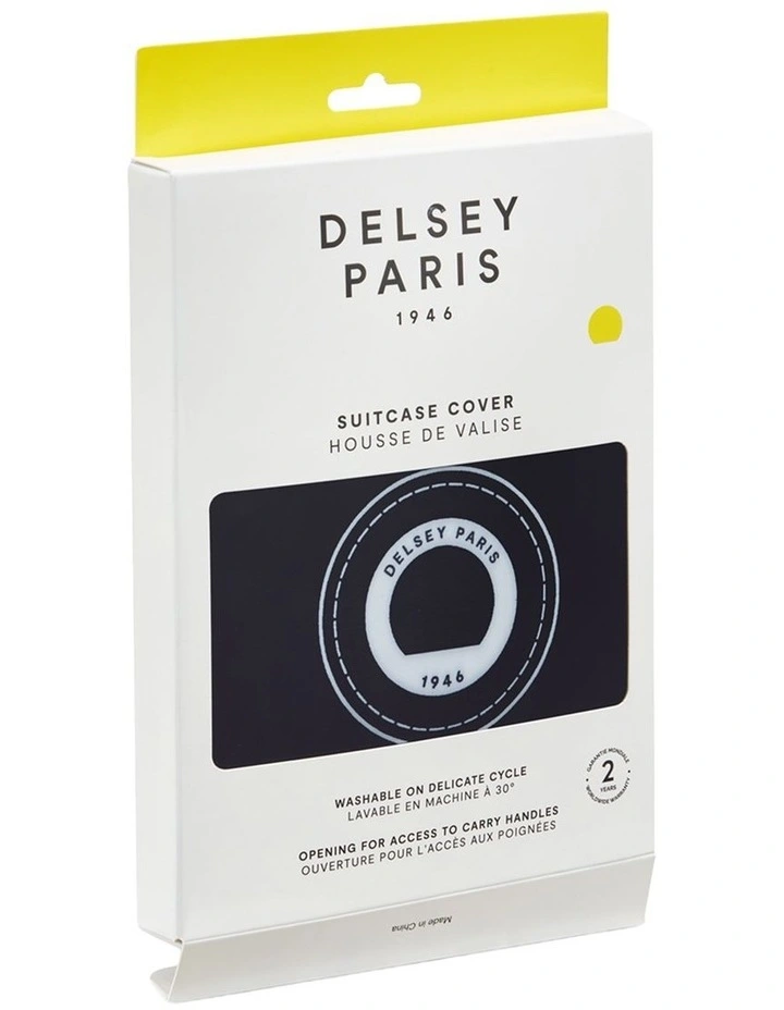 Delsey Luggage Cover Medium Size in Black image 2