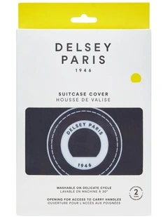 Delsey Luggage Cover Large Size in Black