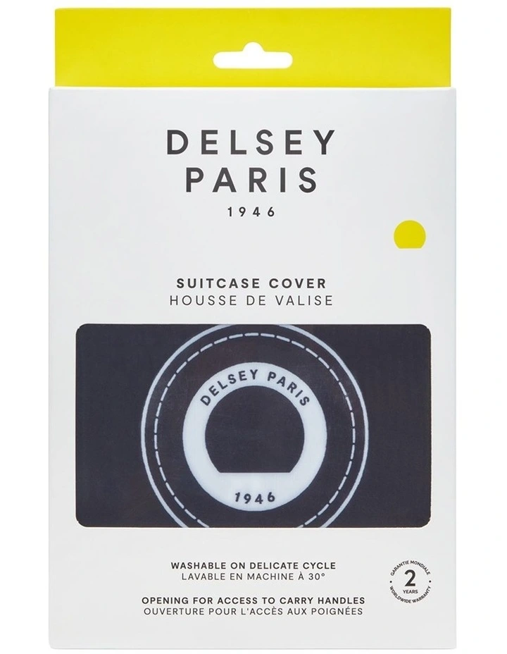 Delsey Luggage Cover Large Size in Black image 1