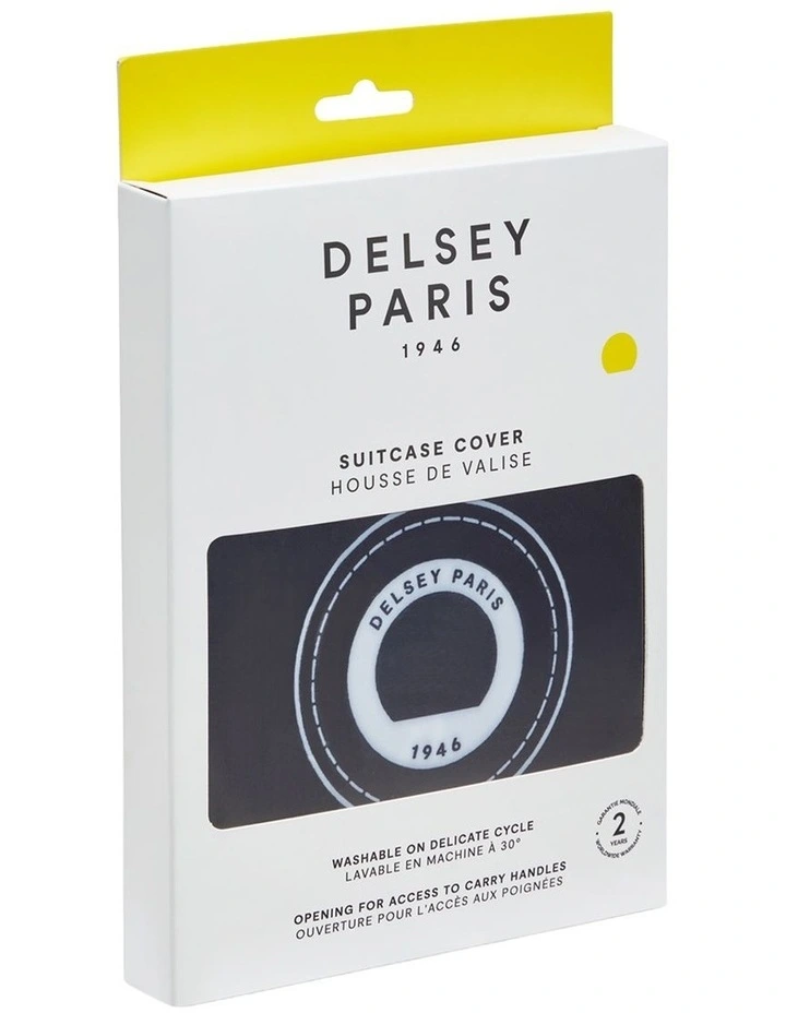 Delsey Luggage Cover Large Size in Black image 2