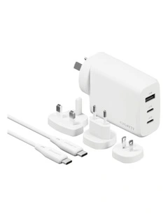 PowerMaxx 67inWatt Travel Wall Charger with Case CY4771PDWCH