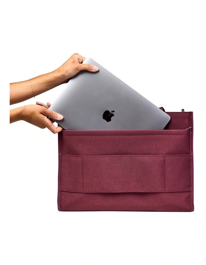 Commuter Tote in Plum image 4