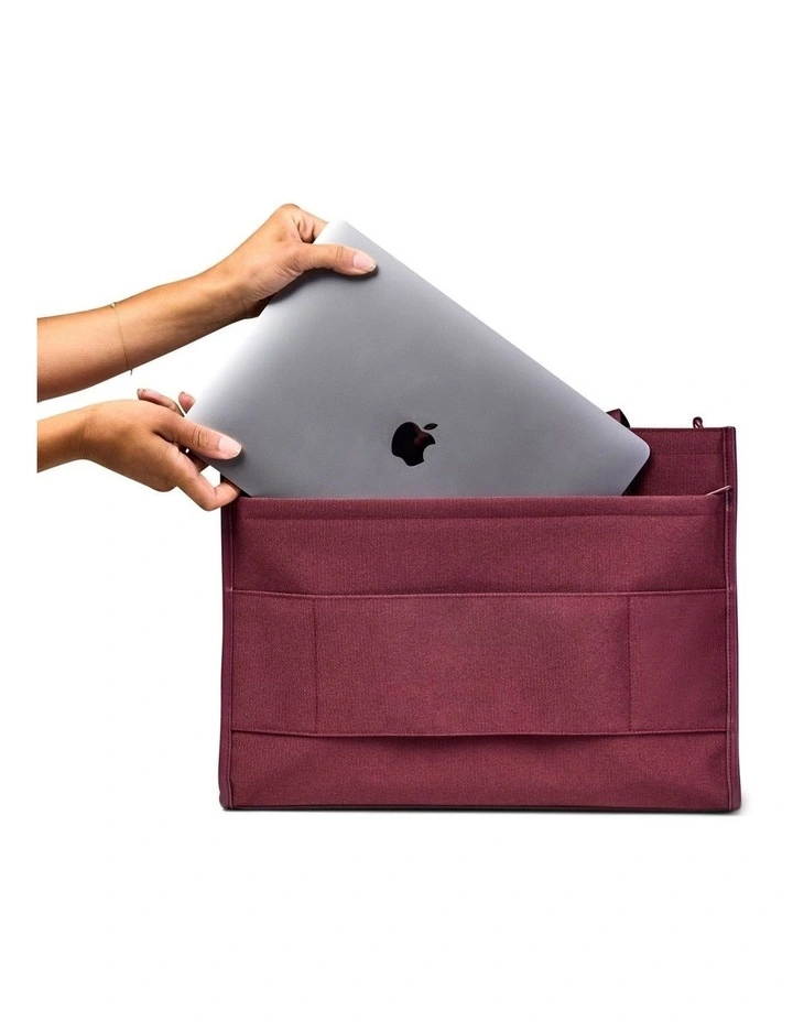 Commuter Tote in Plum image 4