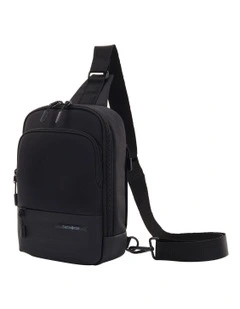 Stackd Biz Sling Bag in Black