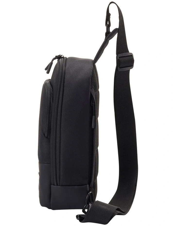 Stackd Biz Sling Bag in Black image 2