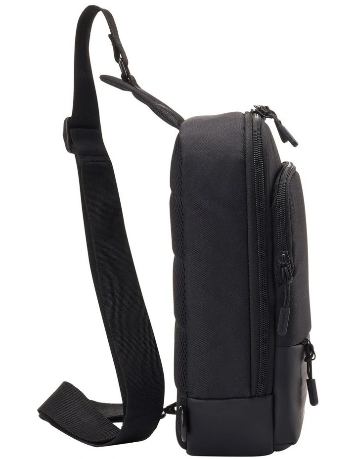Stackd Biz Sling Bag in Black image 4
