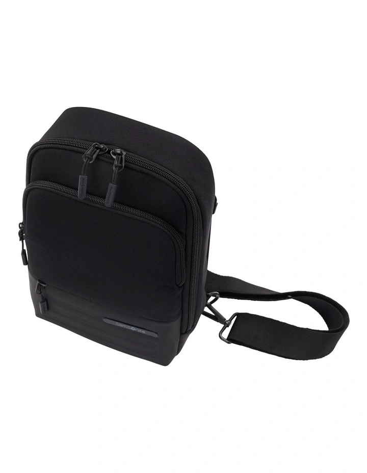 Stackd Biz Sling Bag in Black image 5