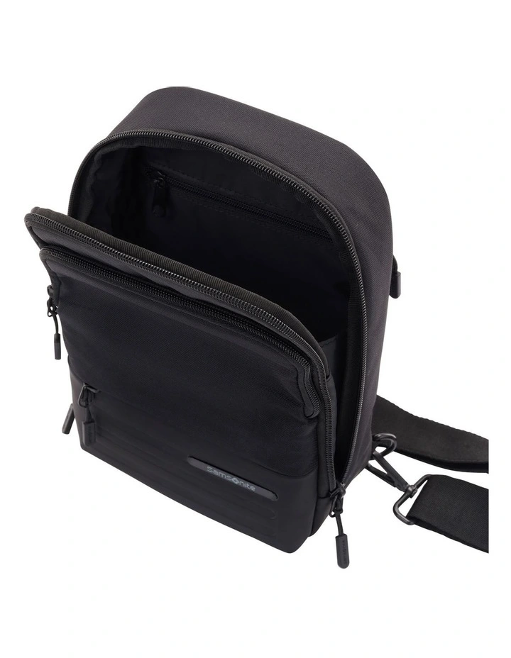 Stackd Biz Sling Bag in Black image 6