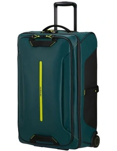 Ecodiver Medium Wheeled Duffle 67cm in Dark Teal / Lime