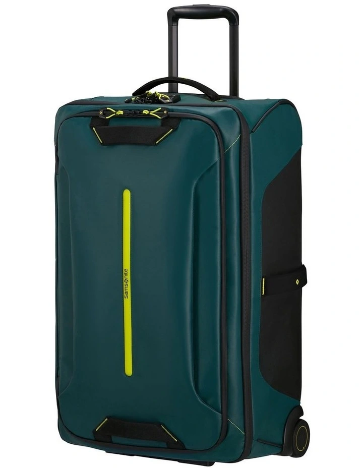 Ecodiver Medium Wheeled Duffle 67cm in Dark Teal / Lime image 1