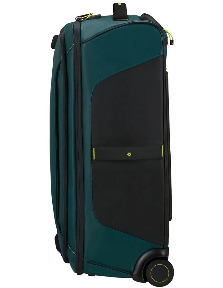 Ecodiver Medium Wheeled Duffle 67cm in Dark Teal / Lime image 2