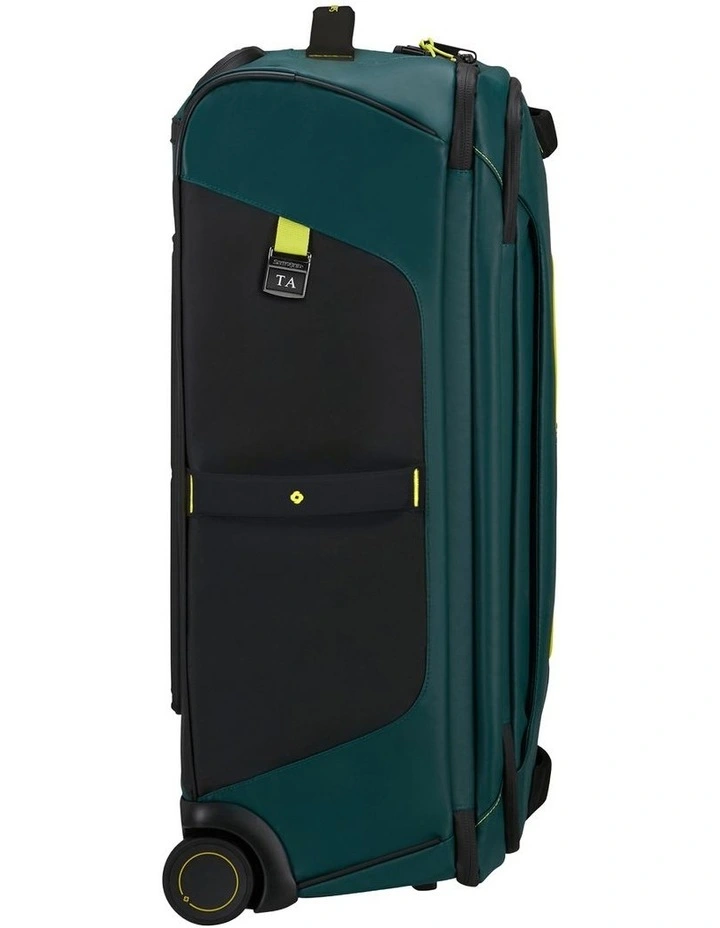 Ecodiver Medium Wheeled Duffle 67cm in Dark Teal / Lime image 4