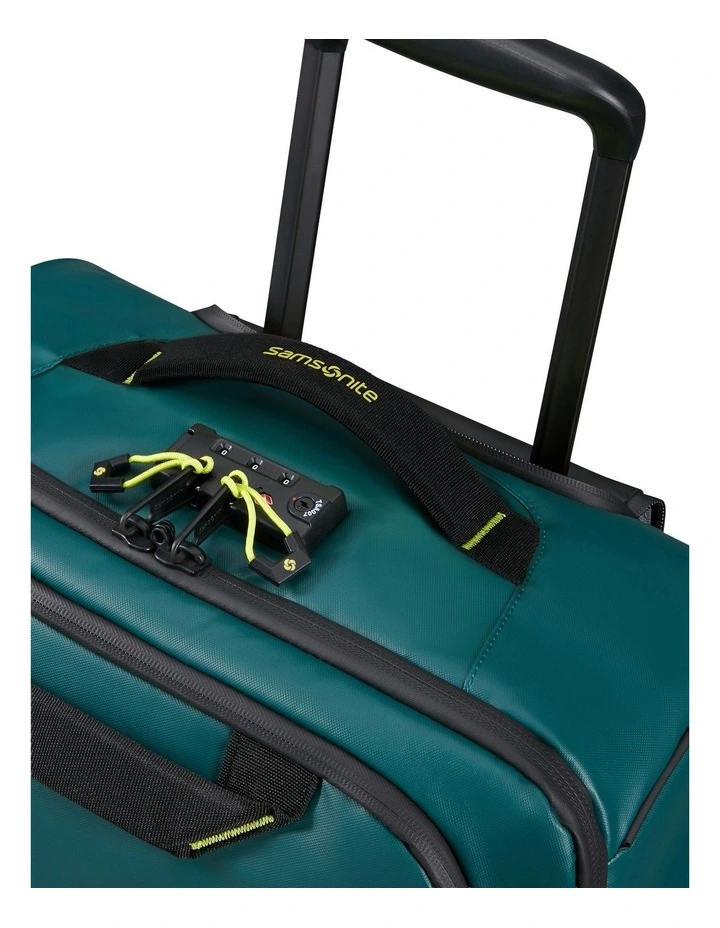 Ecodiver Medium Wheeled Duffle 67cm in Dark Teal / Lime image 6