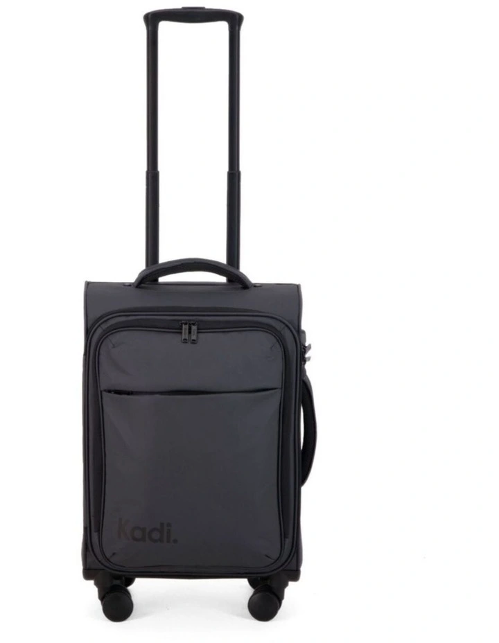 Cloud Carry-On Soft Side Suitcase in Charcoal image 1