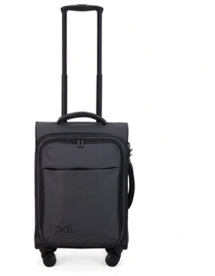 Cloud Carry-On Soft Side Suitcase in Charcoal
