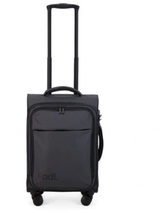 Cloud Carry-On Soft Side Suitcase in Charcoal