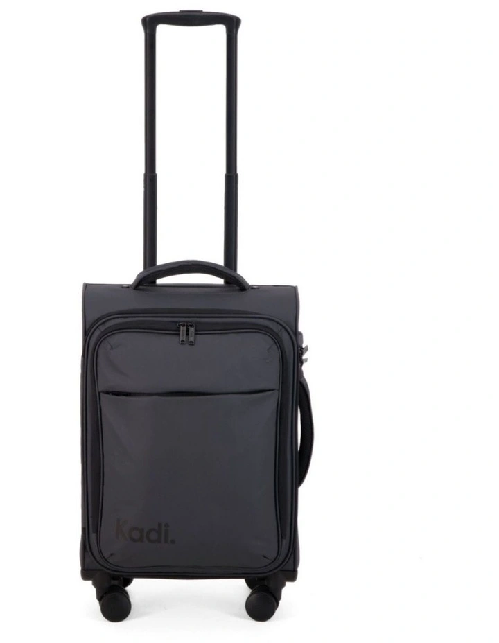 Cloud Carry-On Soft Side Suitcase in Charcoal image 1