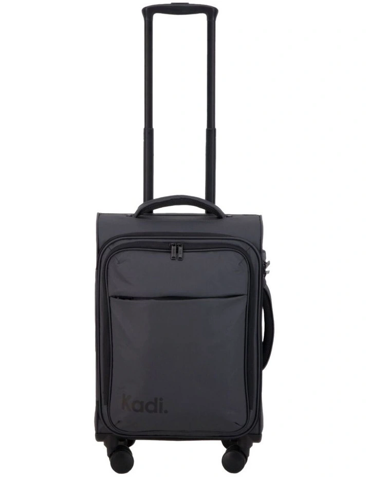 Cloud Carry-On Soft Side Suitcase in Charcoal image 1