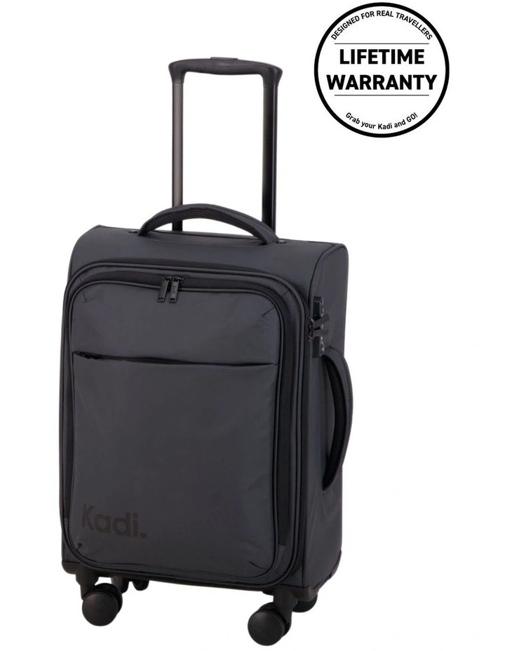 Cloud Carry-On Soft Side Suitcase in Charcoal image 2