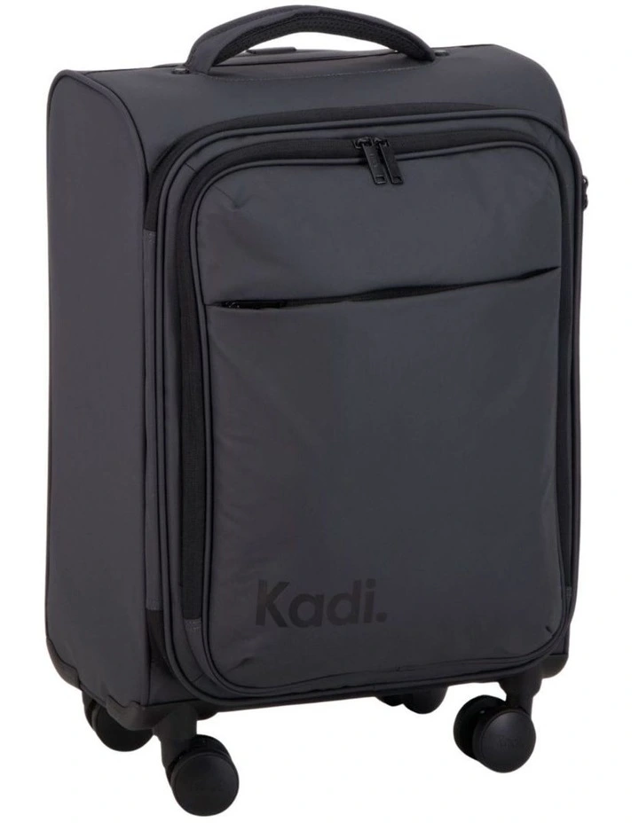 Cloud Carry-On Soft Side Suitcase in Charcoal image 3