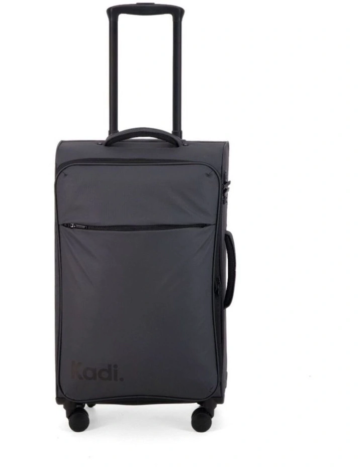 Cloud Check-in Medium Soft Side Suitcase in Charcoal image 1
