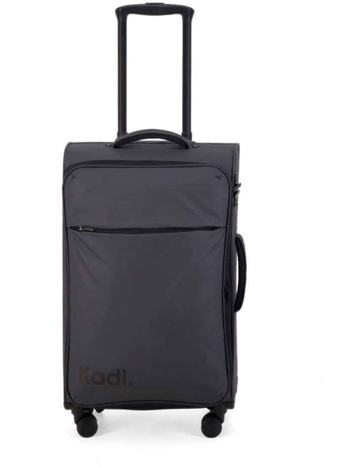 Cloud Check-in Medium Soft Side Suitcase in Charcoal image 1