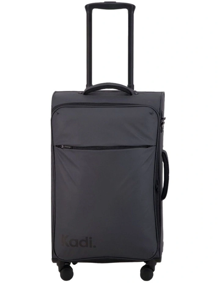Cloud Check-in Medium Soft Side Suitcase in Charcoal image 1