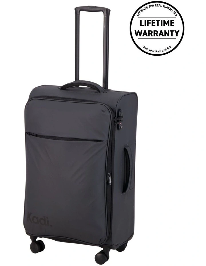 Cloud Check-in Medium Soft Side Suitcase in Charcoal image 2