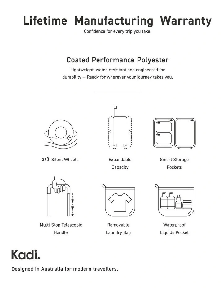 Cloud Check-in Large Soft Side Suitcase in Charcoal image 7