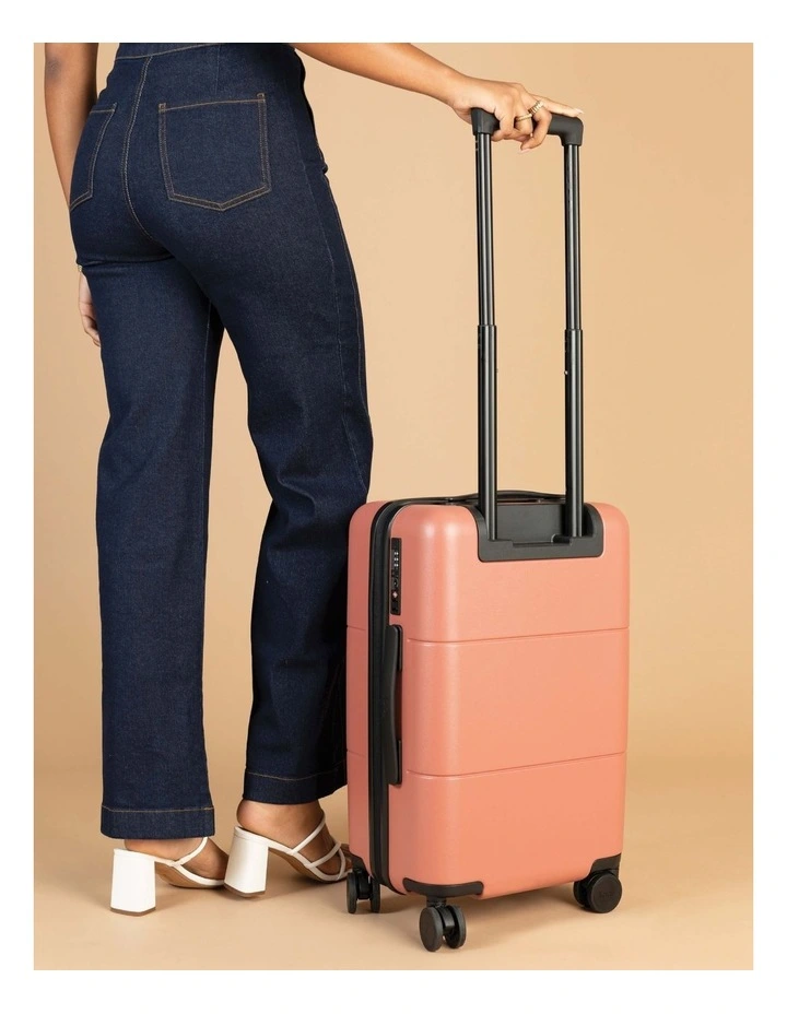 Carry-on Leisure Suitcase 55cm in Burnt Coral image 6