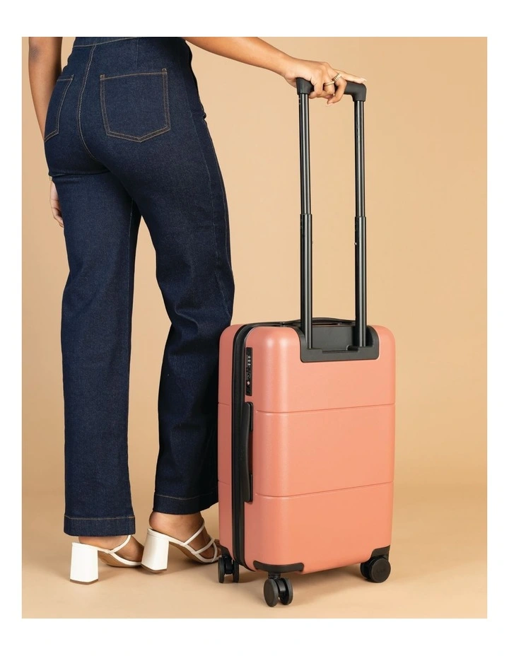 Carry-on Leisure Suitcase 55cm in Burnt Coral image 6