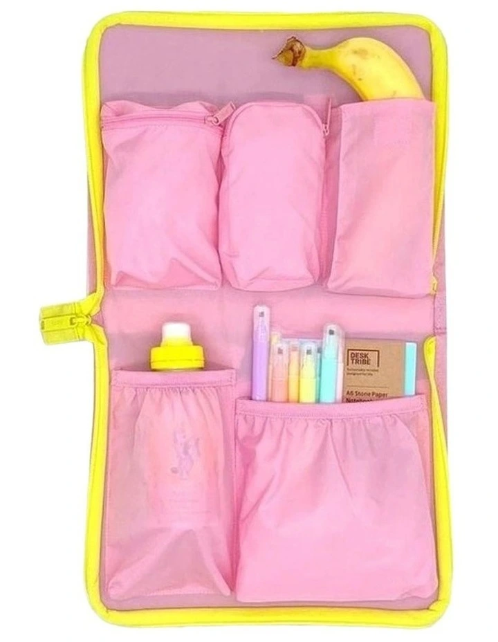 Carry-On Adventure in Pink/ Yellow image 4