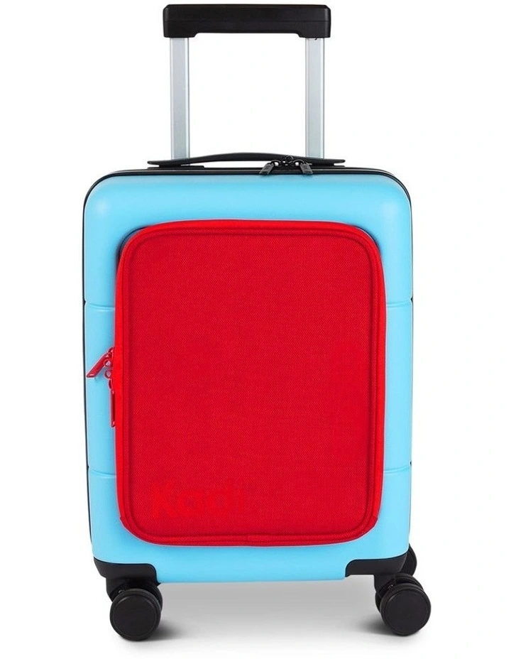 Kids Carry-On Adventure Luggage in Blue and Red image 1