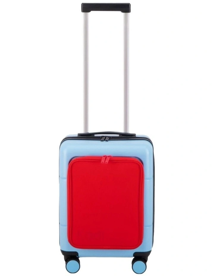 Kids Carry-On Adventure Luggage in Blue and Red image 1