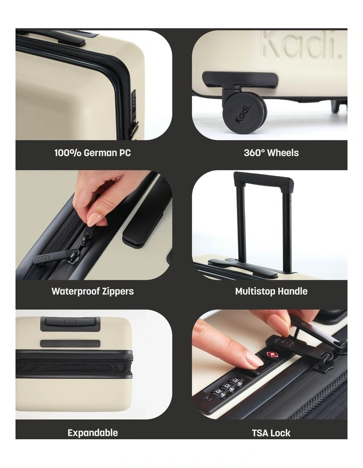 Hardside Suitcase 3-in-1 Bundle in Ivory image 5