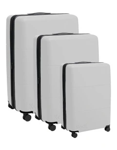 Hardside Suitcase 3-in-1 Bundle in Pebble