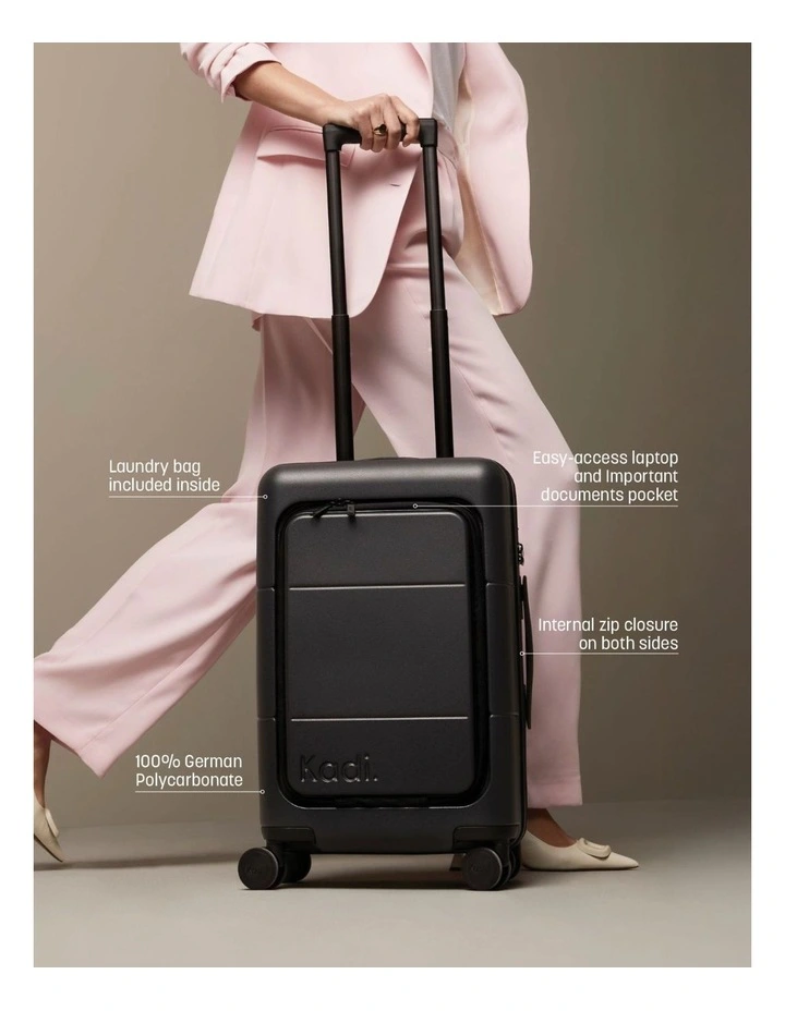 Carry-on Business Suitcase 55.5cm in Charcoal image 2